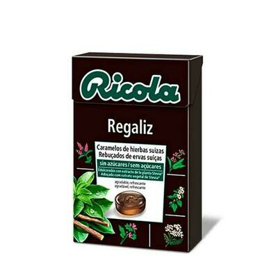 RICOLA CARAMELOS SIN AZUCAR REGALIZ 50 G