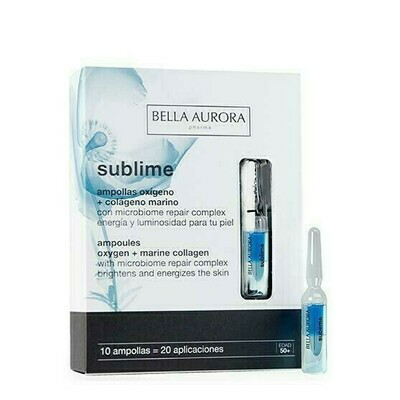 BELLA AURORA SUBLIME AMPOLLAS OXIGENO   COLAGENO 10 AMPOLLAS X 2 ML