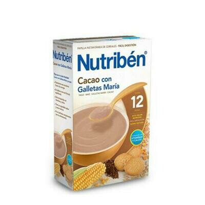 NUTRIBEN CACAO CON GALLETAS MARIA 600 G