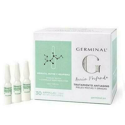 GERMINAL ACCION PROFUNDA  TRATAMIENTO ANTIAGING 30 AMPOLLAS X 1,5 ML