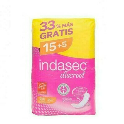 INDASEC MAXI COMPRESA PERDIDAS LEVES 15 ABSORB