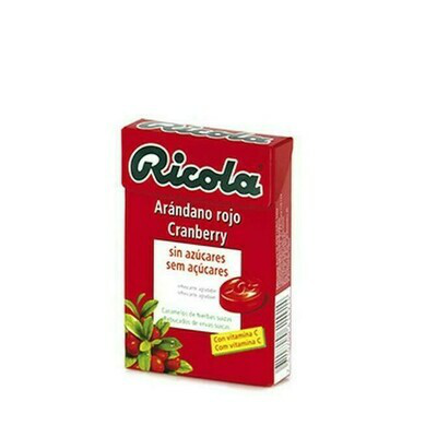 RICOLA CARAMELOS S/A ARANDANO ROJO