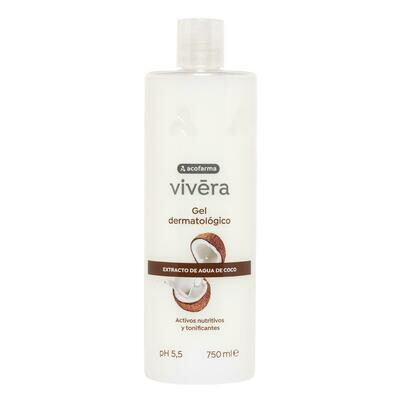 ACOFARMA VIVERA GEL DERMATOLOGICO EXTO AGUA DE COCO 750 ML