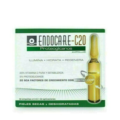 ENDOCARE C20 PROTEOGLICANOS AMPOLLAS ANTIOXIDANT 2 ML 30 AMPOLLAS