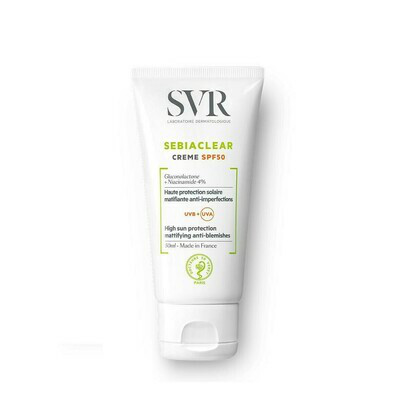 SVR SEBIACLEAR CREMA SPF 50 ANTIIMPERFECCIONES MATIFICANTE ALTA PROTECCION SOLAR