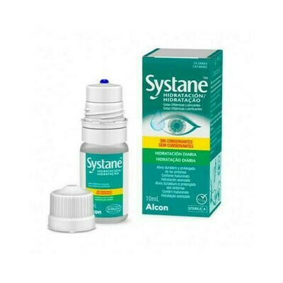 SYSTANE HIDRATACION GOTAS OFTALMICAS LUBRICANTES SIN CONSERVANTES 1 FRASCO 10 ML