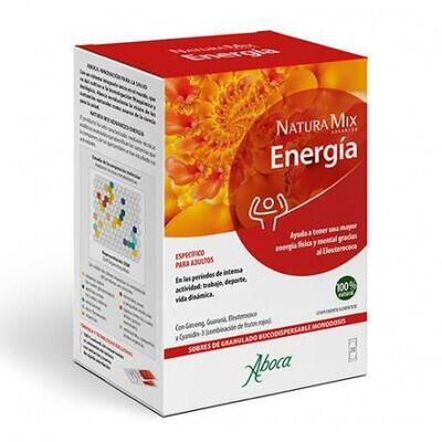 NATURA MIX ADVANCED ENERGIA 20   8 SOBRES MONODOSIS BUCODISPERSABLES 2,5 G