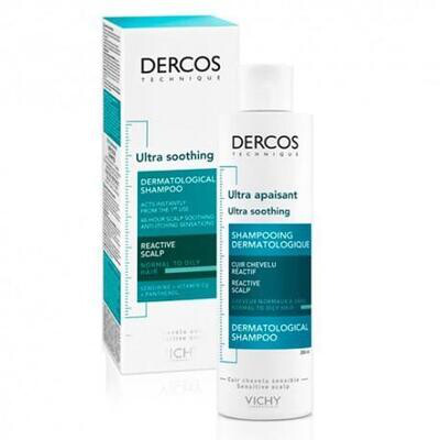 DERCOS CHAMPU ULTRA CALMANTE GRASO 200 ML.