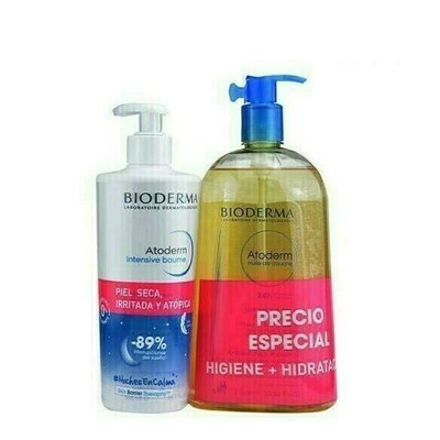 BIODERMA PACK ATODERM INTENSIVE BAUME 500ML   ATODERM ACEITE 1L