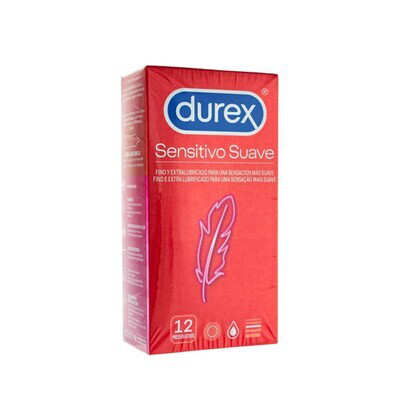 DUREX SENSITIVO SUAVE CONFORT 12 UNID.