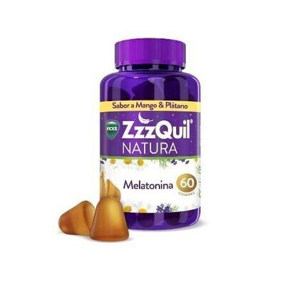 ZZZQUIL MELATONINA MANGO60GOMI