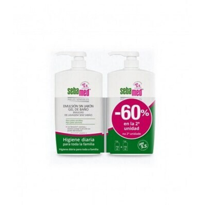 SEBAMED EMULSION SIN JABON 2 UNID 60 DTO