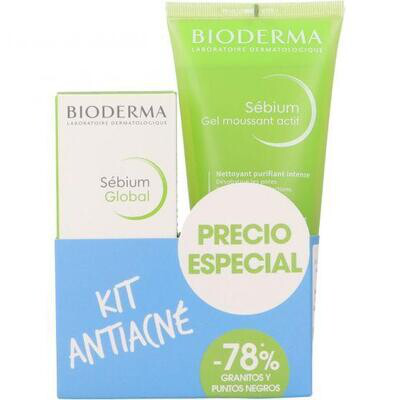 BIODERMA PACK SEBIUM KERATO  GEL MOUSSANT ACTIF