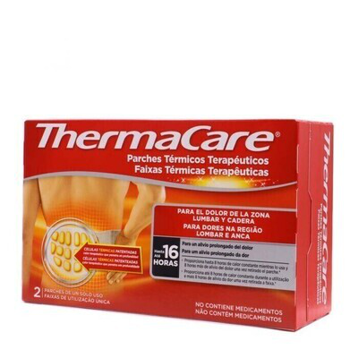 THERMACARE PARCHE TERMICO ZONA LUMBAR CADERA 2 PARCHES