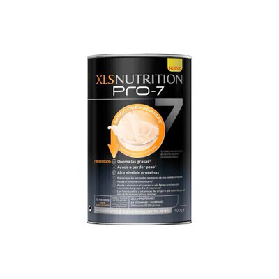 XLS NUTRITION PRO-7 QUEMAGRASAS BATIDO SUSTITUTIVO 1 BOTE 400 G SABOR VAINILLA L