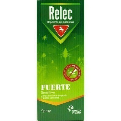 RELEC FUERTE SENSITIVE SPRAY REPELENTE MOSQUITOS 1 ENVASE 75 ML