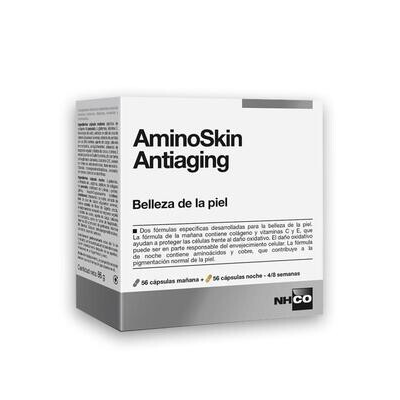 NH CO NUTRITION AMINOSKIN ANTIAGING 56 CAPSULAS MAÑANA   56 CAPSULAS NOCHE