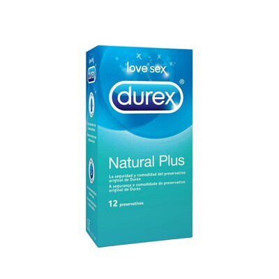 DUREX EASY ON NATURAL PLUS 12 UNID