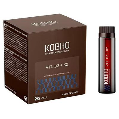 KOBHO VIT. D3   K2 LIQUIDO 20 VIALES 25 ML