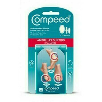 COMPEED AMPOLLAS SURTIDO 5 UNIDADES