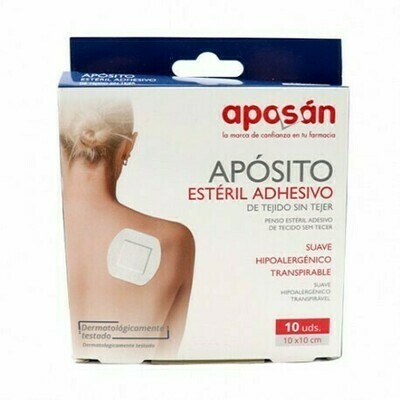 APOSITO ADHESIVO ESTERIL 6 X 10 CM 10 U-APOSAN-