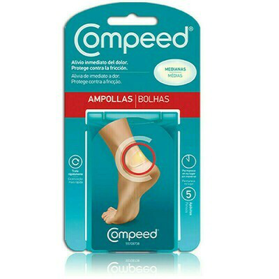 COMPEED AMPOLLAS MEDIANAS 5 UNIDADES *