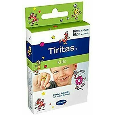 TIRITAS KIDS APOSITO ADHESIVO 2 TAMAÑOS 20 U