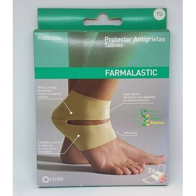 FARMALASTIC PROTECTOR ANTIGRIETAS TALONES  T - U