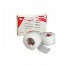 ESPARADRAPO TRANSPORE PLASTICO 5X2.5 - BLANCO-