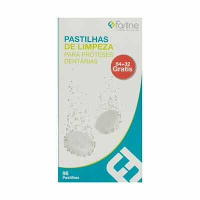 PASTILLAS LIMPIADORAS PROTESIS 64 32 UNI-FARLINE