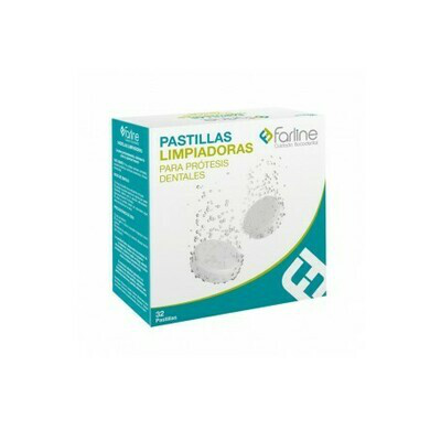 PASTILLAS LIMPIADORAS PROTESIS 32 UNI-FARLINE-