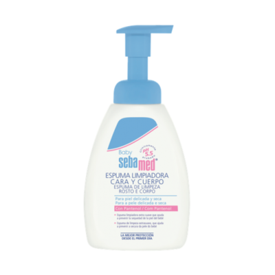 SEBAMED BABY ESPUMA LIMPIADORA CARA Y CUERPO 400