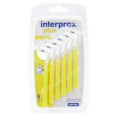 INTERPROX PLUS MINI(AMARILLO) 6 UNIDADES-VITIS-