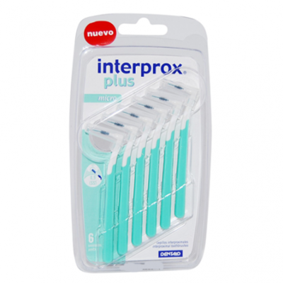 INTERPROX PLUS MICRO ( VERDE) 6 UNIDADES-VITIS-