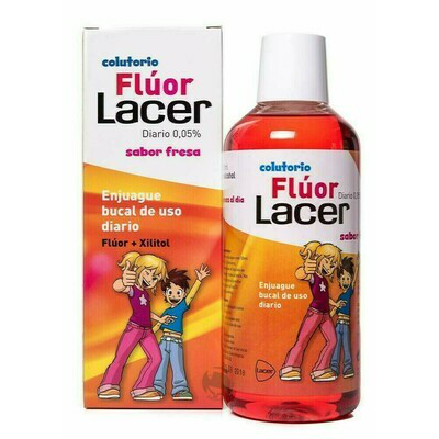 FLUOR LACER INFANTIL DIARIO FRESA 500 ML.