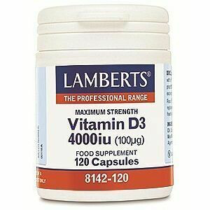 VITAMINA D3 4000 UI 120 CAPSULAS LAMBERTS