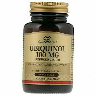 UBIQUINOL100 MG 50 CAPSULAS -SOLGAR-