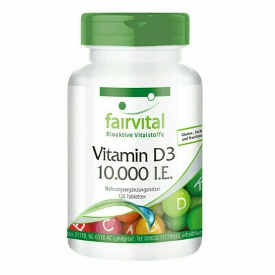 VITAMINA D3 10.000 UI 120 COMP -FAIRVITAL-