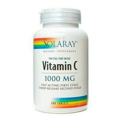 VITAMINA C 1000 100 COMPRIMIDOS SOLARAY