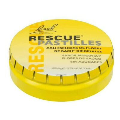 RESCUE REMEDY 50 PASTILLAS NARANJA SAUCO -BACH-