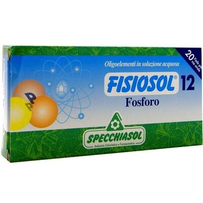 FISIOSOL 12 FOSFORO 20 AMPOLLAS-SPECCHIASOL-