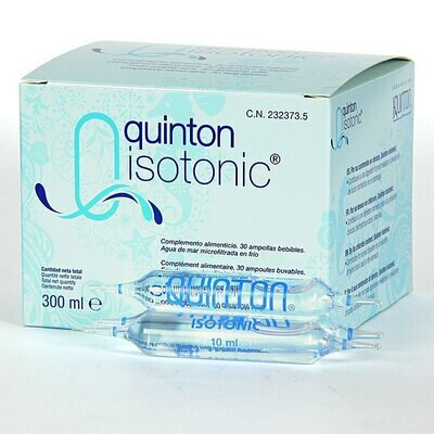 QUINTON ISOTONIC AMPOLLAS BEBIBLES 10 ML 30 AMP