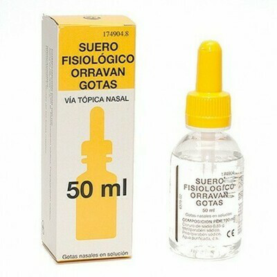 ORRAVAN SUERO FISIOLOGICO GOTAS 50 ML