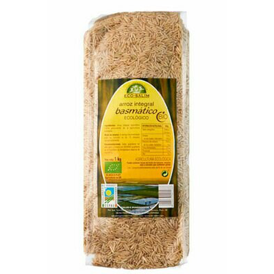 ARROZ INTEGRAL BASMATI ECOLOGICO 1 KG -ECOSALIM-