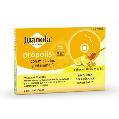 JUANOLA PASTILLAS BLANDAS PROPOLIS 48 G SABOR  V