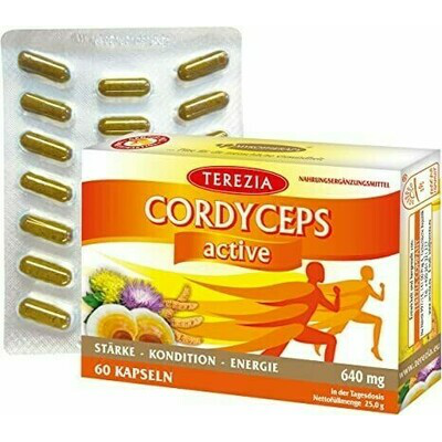 CORDYCEPS ACTIVE 640 MG 60 CAPSULAS-TEREZIA-