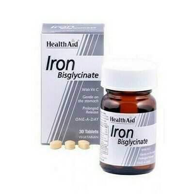 IRON BISGLYNATE  VIT C  90 TAB- HEALTH AID-