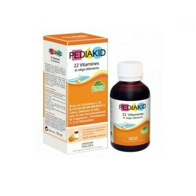 PEDIAKID 22 VIT   OLIGOELEMENTOS 125 ML