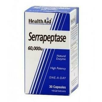 SERRAPEPTASA 60.000 UI=400 MGRS 30 CAP- HEALTH A