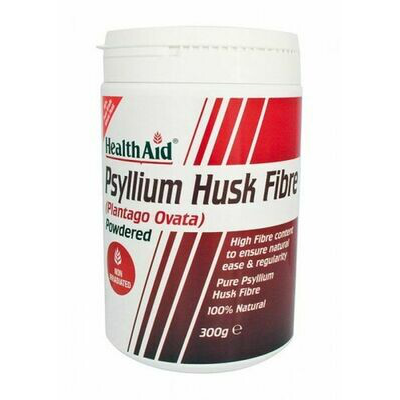 PSYLLIUM HUSK FIBRE 300 G POLVO - HEALTH AID -